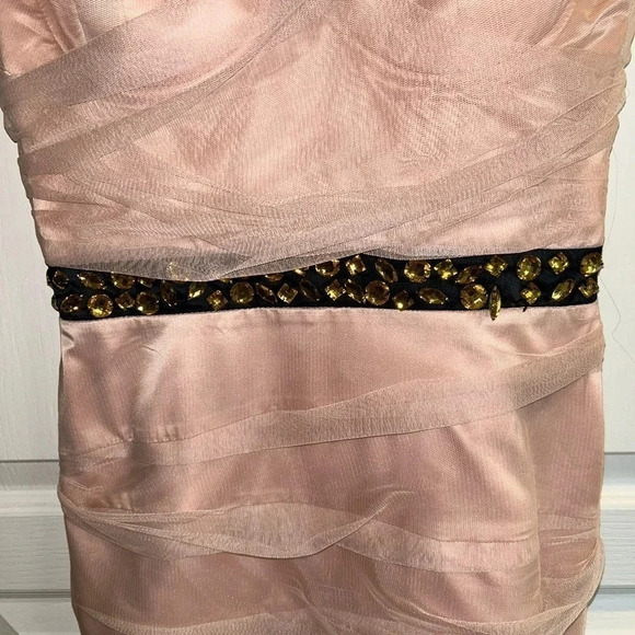 Lipsy London Pink Evening Mini Dress. UK size 12 US size 8 - Picture 3 of 7